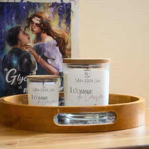 Bougies de lecture À l’Ombre du Cerisier RomanCirière en formats 200 g et 60 g