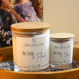 Bougies de lecture Sous le Plaid RomanCirière en formats 200 g et 60 g