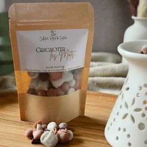 Fondant parfumé praliné Grignoter les Mots avec formes livresques